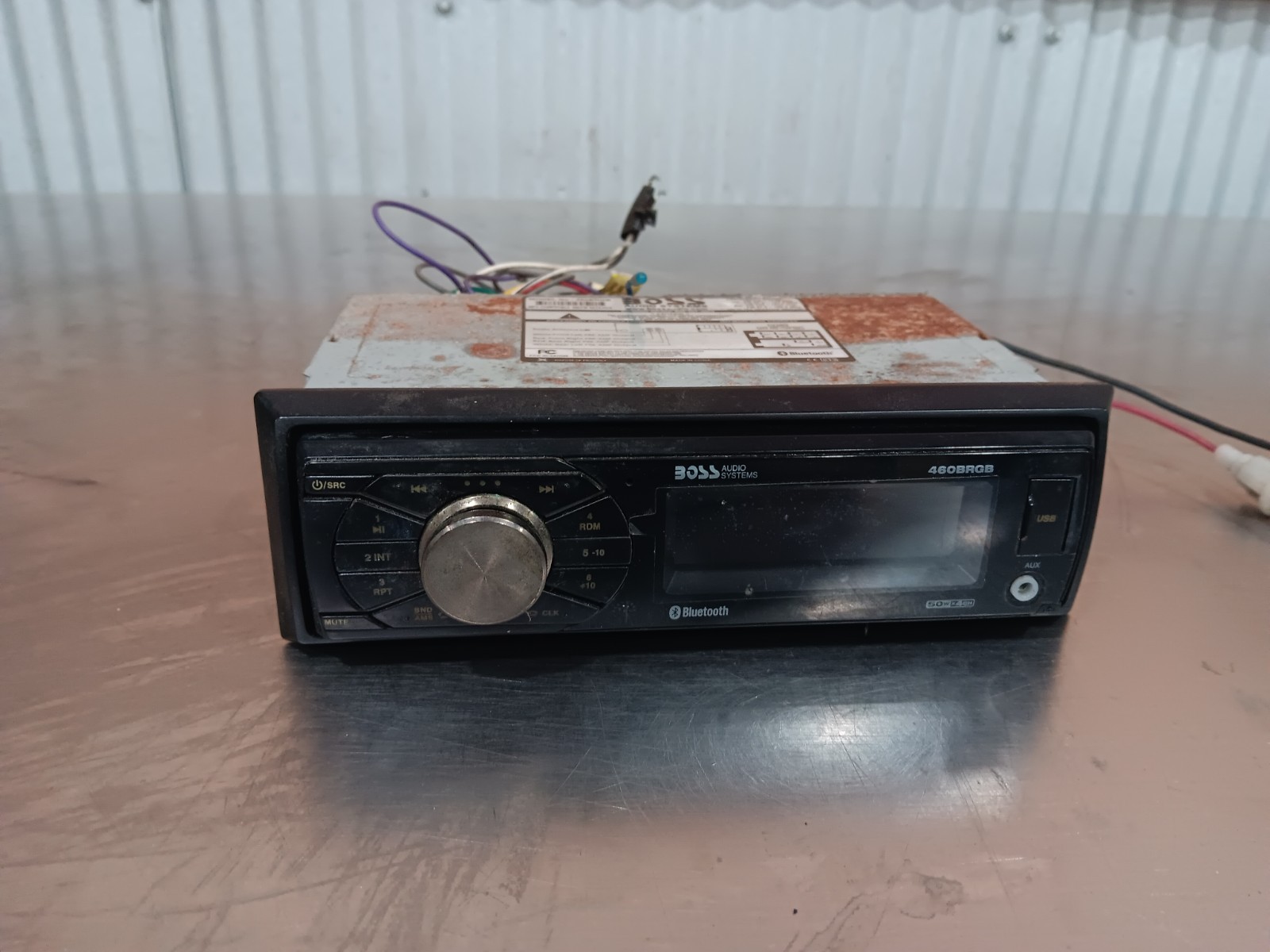 Boss Digital Media Receiver AM FM Radio Car Stereo Bluetooth 460BRGB FREE SHIP