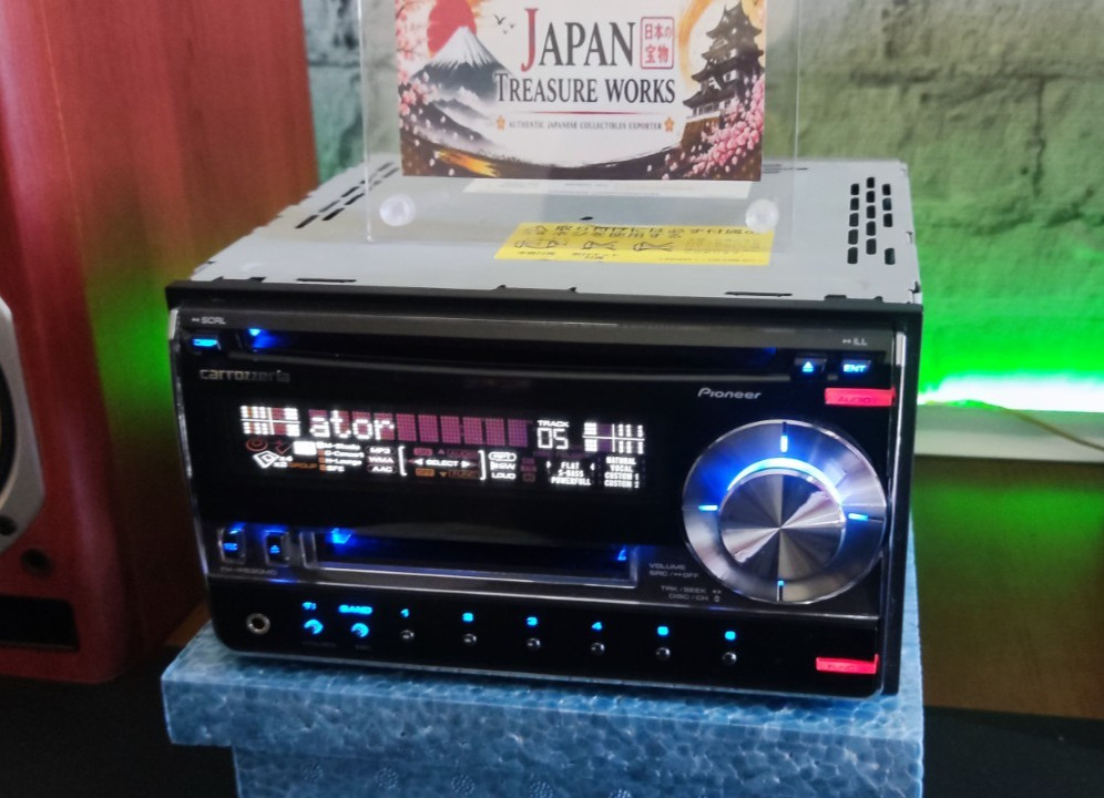 Pioneer Carrozzeria FH-P530MD 2DIN CD MD AUX MP3 WMA JDM Stereo Tested