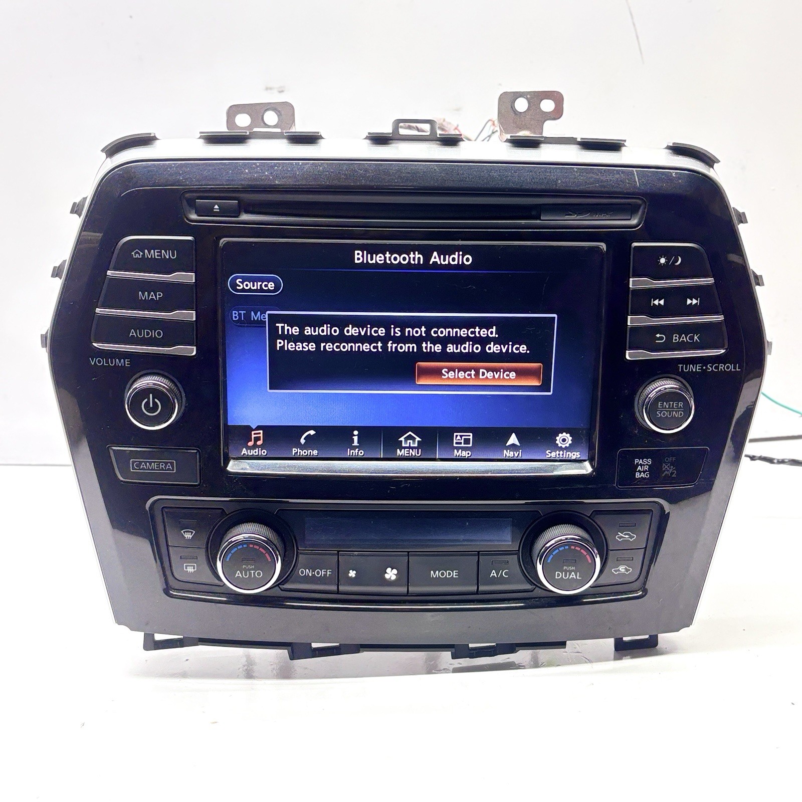 2016-2018 Nissan Maxima Navigation Gps Touchscreen Radio Display 25915 4RA1B