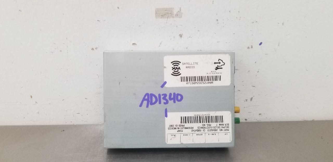 08 CADILLAC XLR-V RADIO AUDIO SATELLITE RECEIVER 28045272