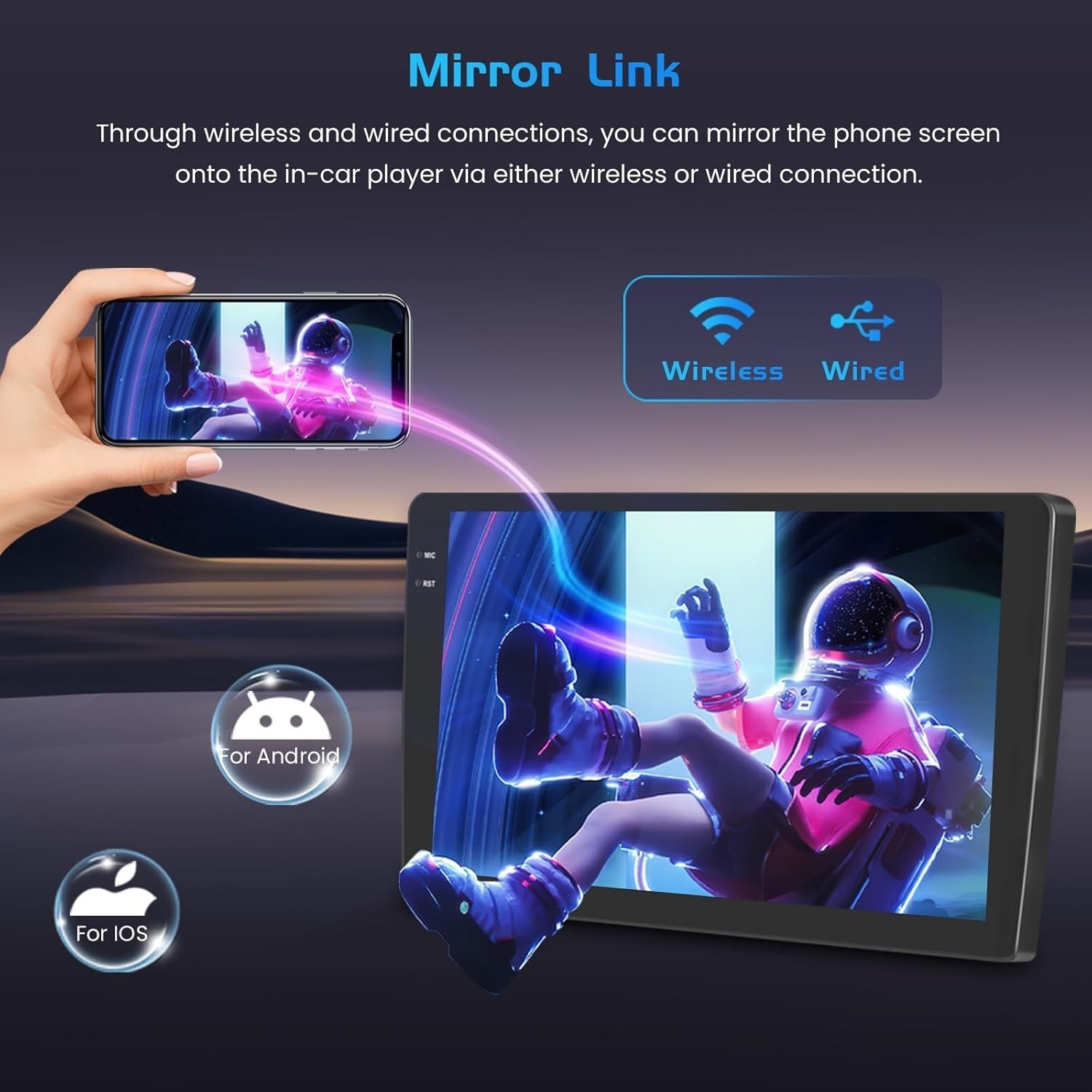 For Mazda 2 2011-2014 9 Inch Touch Screen Car Radio 4+64GB WiFi GPS Head Unit