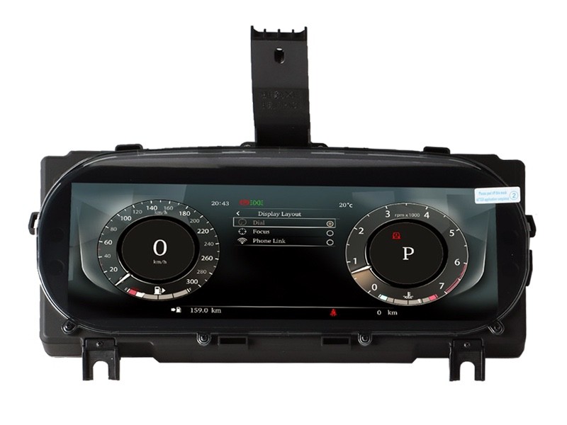 JAGUAR F PACE XE 2016-18 12.3″ DIGITAL SPEEDOMETER CARPLAY ANDROID AUTO YB3048