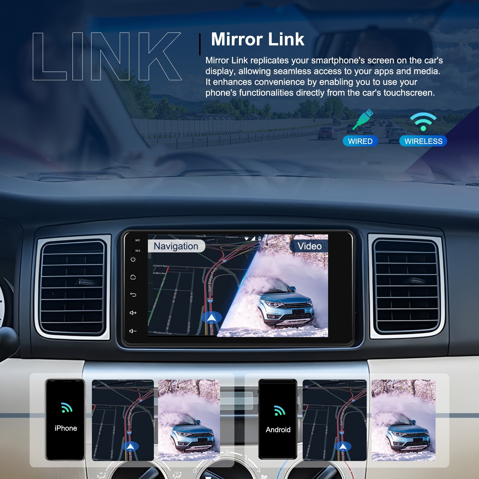 For 2000-2006 Toyota Tundra Sequoia CarPlay Android 13 Car Radio Stereo Cam IPS