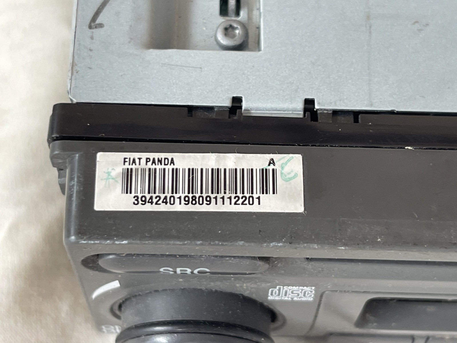 FIAT PANDA STEREO CD PLAYER 7648730516 blaupunkt