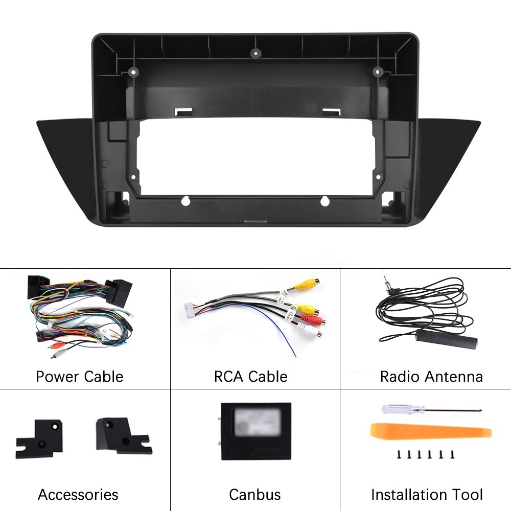 For BMW X1 2010-2016 Carplay Android 15 Car GPS Navigation BT Radio Stereo Wifi