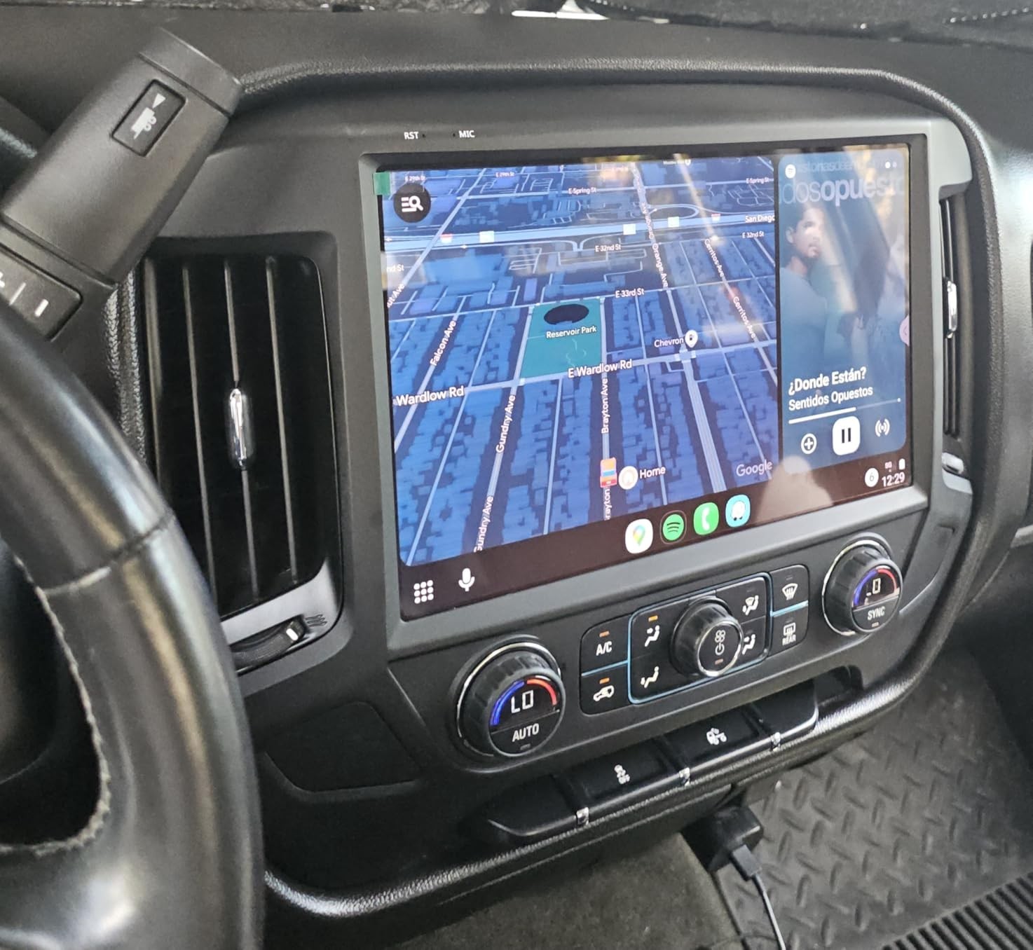 Car Radio Stereo Carplay For Chevrolet Silverado Backup Camera BL