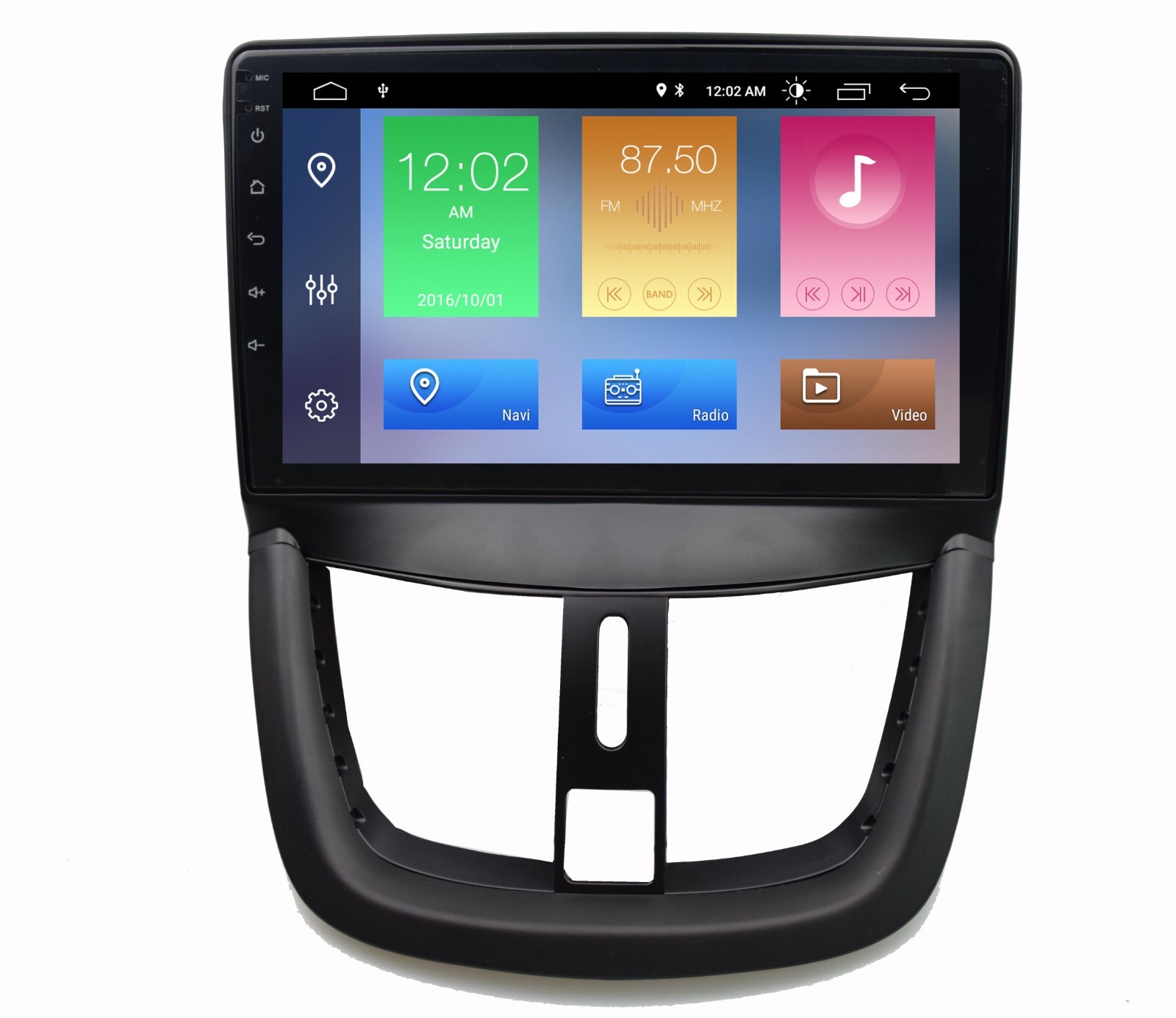 “ESTOCK1 ANDROID 11 CARDTABLET FOR PEUGEOT 207 2GB MEMORY – 32GB ROM CAR RADIO 9”
