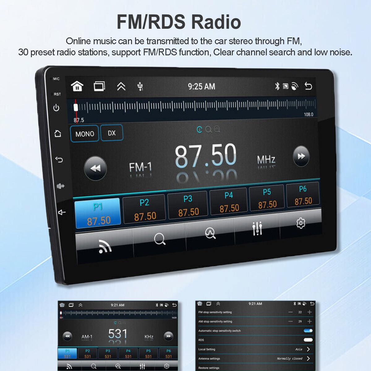 Car Radio Stereo Carplay For 2011-2013 Kia K5 2+32G 9in Quad Core Player