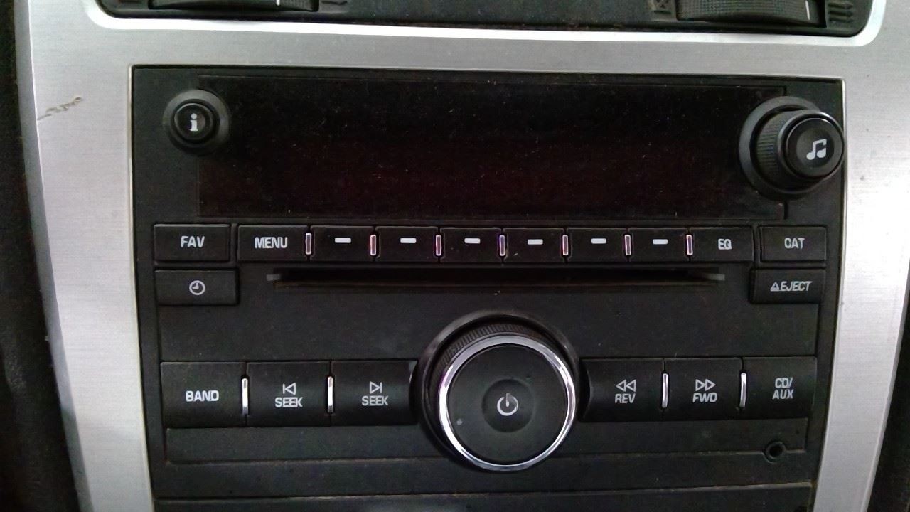 Player Receiver Radio AM-FM-stereo-CD-MP3-USB Opt Uui Fits 11-12 ACADIA 1164571
