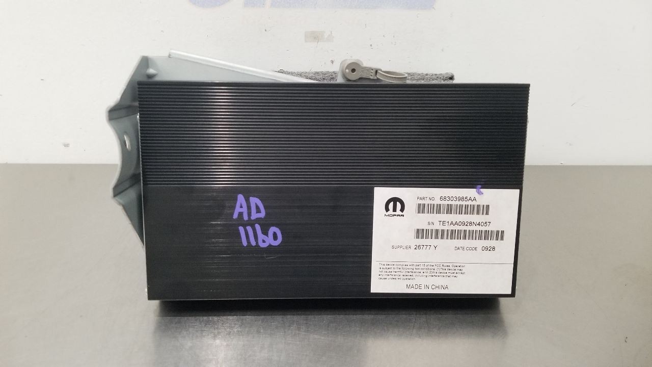 18 DODGE RAM 2500 MEGA CAB RADIO AUDIO AMPLIFIER 68303985AA
