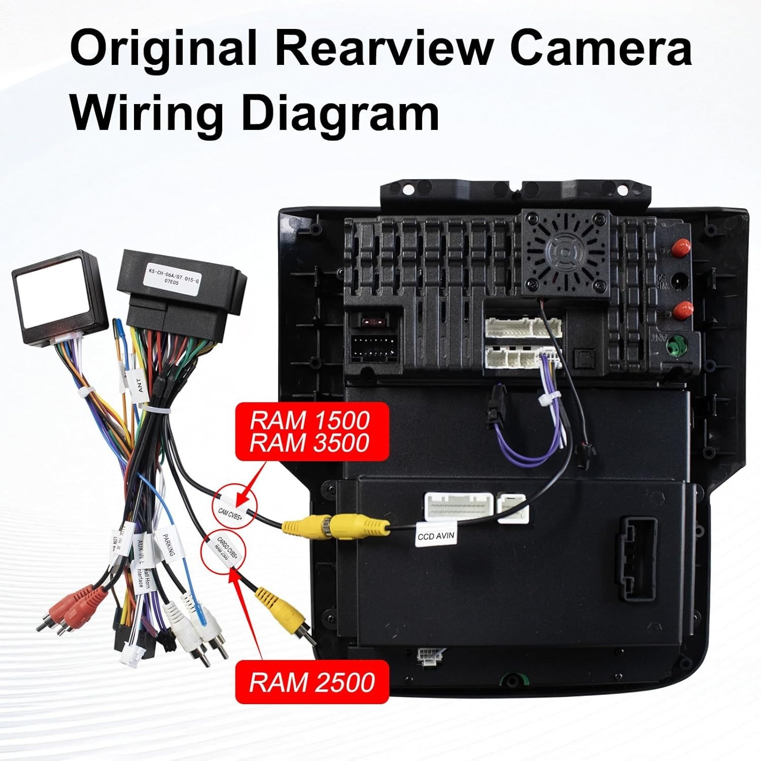 10.4″ Car Radio Upgrade Dash Kit for 13-18 Dodge Ram Android 13 8Core 4+64GB