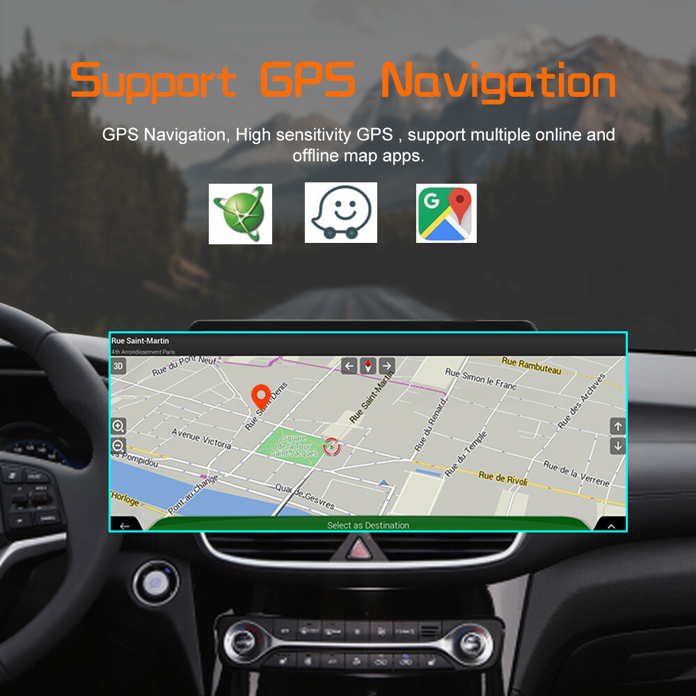 8+128GB For Lexus LX470 and LC100 1998-2002 Car GPS Navi Stereo Carplay Radio BT