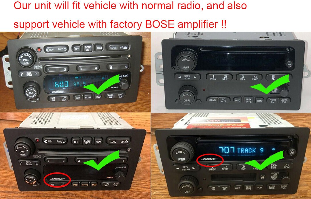Carplay Android GPS Radio For Chevrolet 2003 2004-2006 Tahoe and Silverado truck