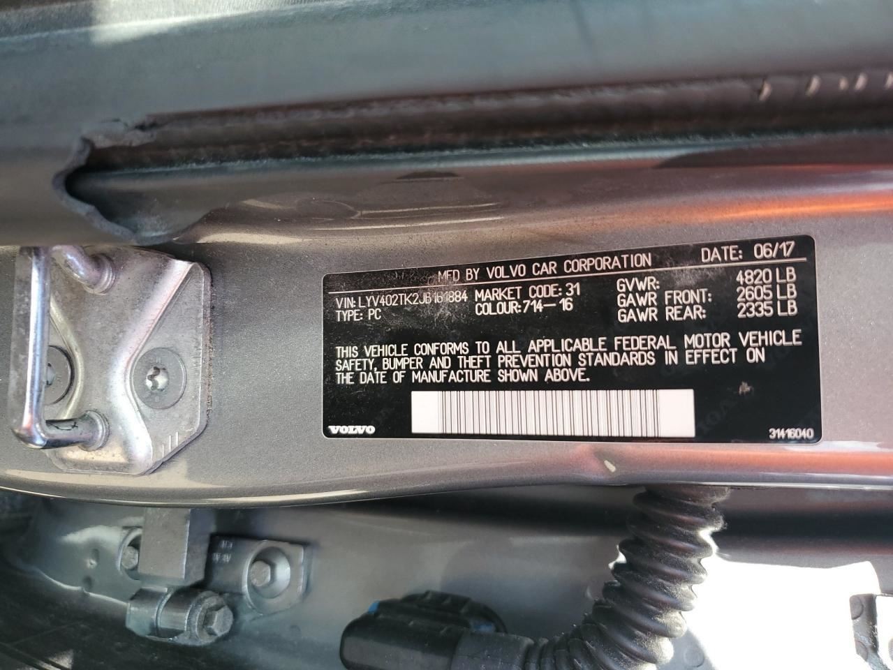 Audio Equipment Radio Receiver ID 31667706 Fits 18 VOLVO S60 3844789
