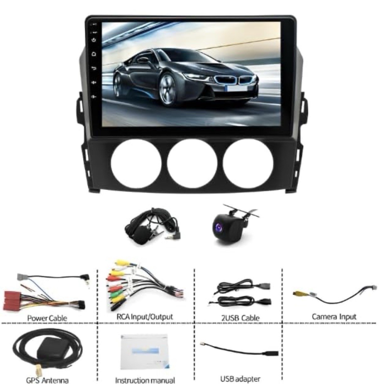 Carplay Radio for Mazda Mx-5 Miata 2006-2021 Android 14 Car Stereo GPS Navi WIFI