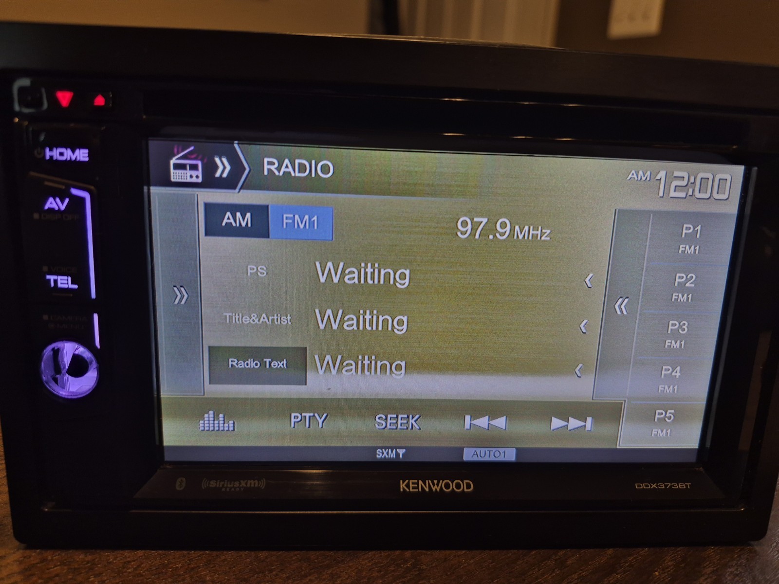 Kenwood DDX373BT 6.2” Double Din CD DVD Media Receiver Bluetooth