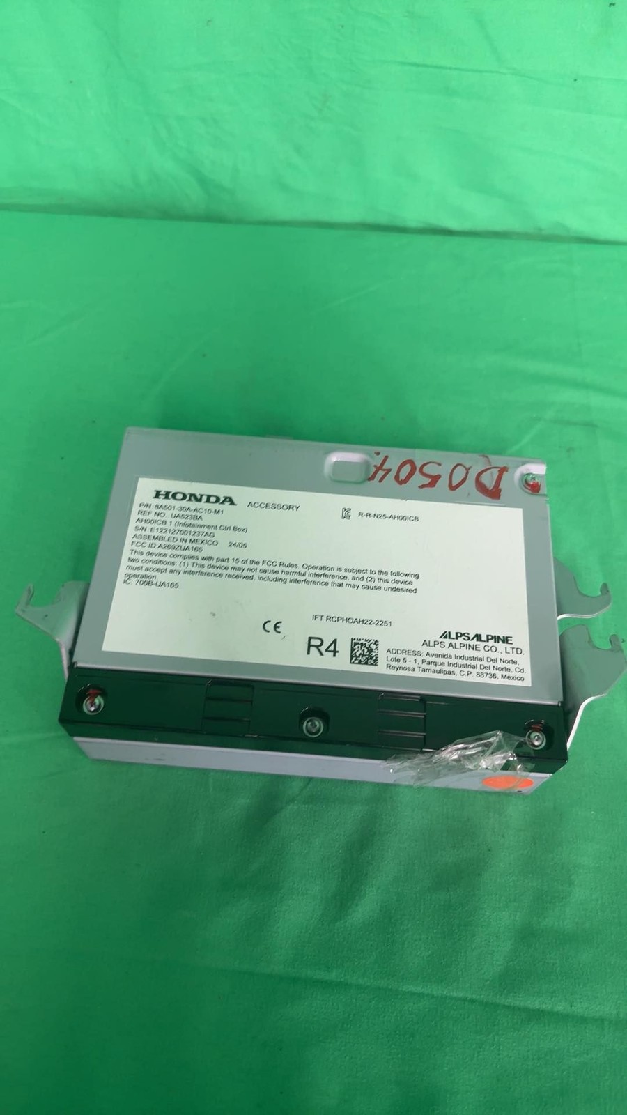 2023 – 2024 HONDA ACCORD OEM RADIO RECEIVER ID 8A501-30A-AB10-M1