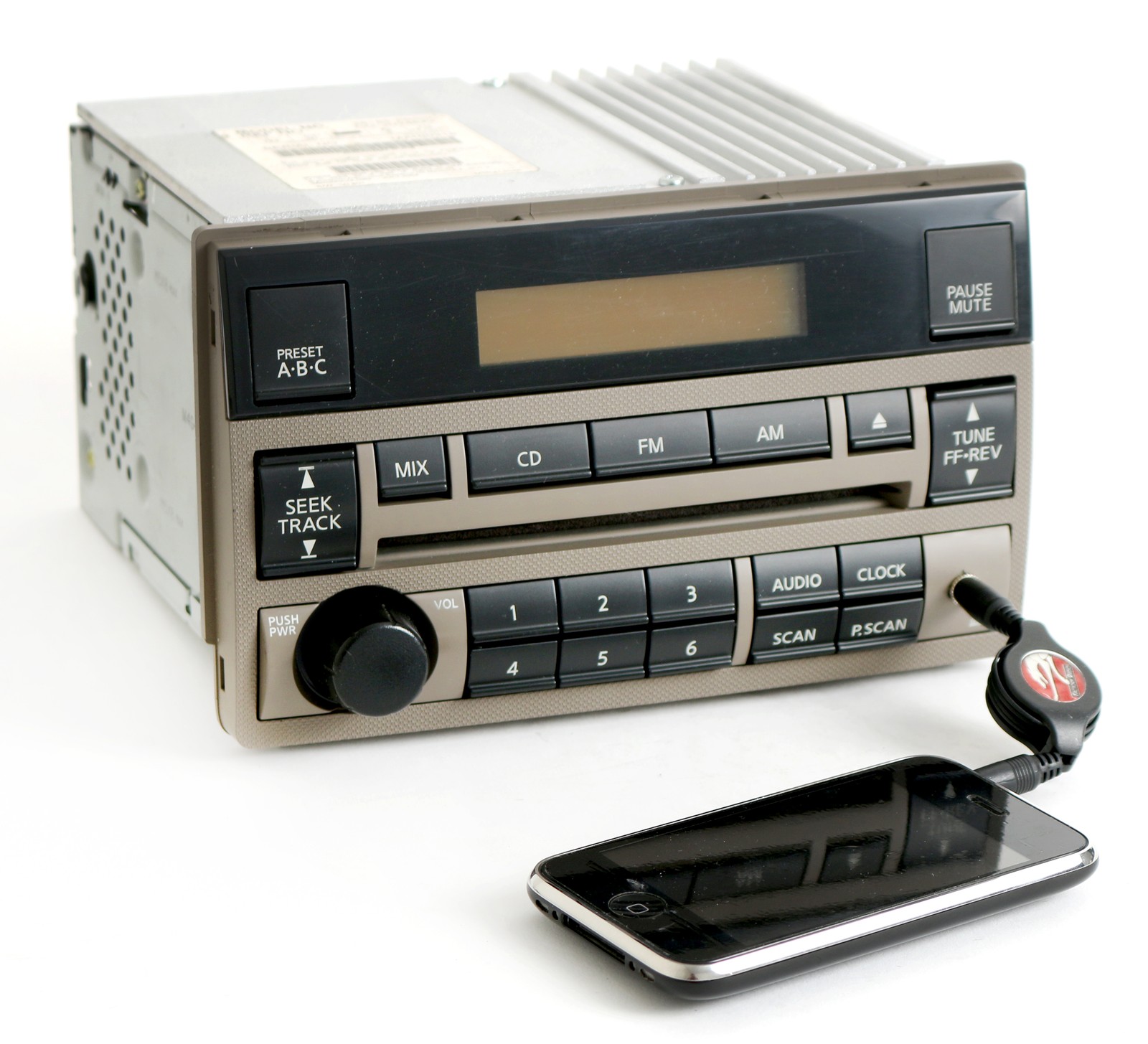 2005-06 Nissan Altima Radio AM FM CD Aux Input Tan 28185ZB00C Standard Vol Ctrl