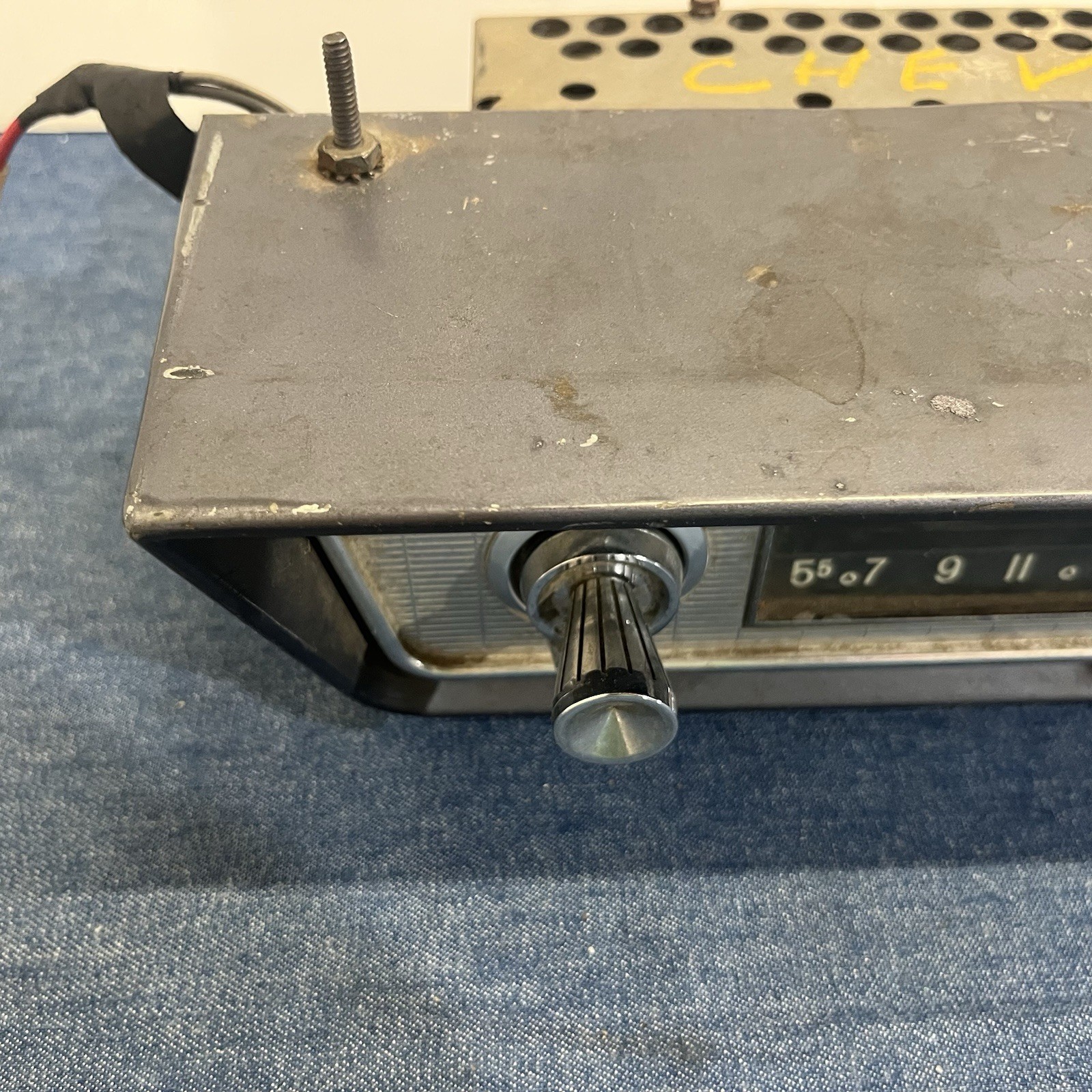 Untested Original Chevy Corvair Chevrolet AM Radio GM Delco w Knobs
