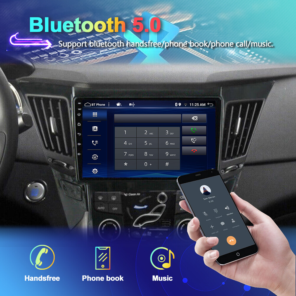 Car Radio Stereo FOR Hyundai Sonata 2011-2015 Car Play GPS Android 14 AHD 8 CORE