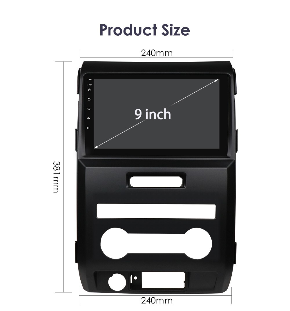 For Ford F150 2009-2014 Android 14.0 Car Stereo Radio GPS Navigation Wifi 32G BT