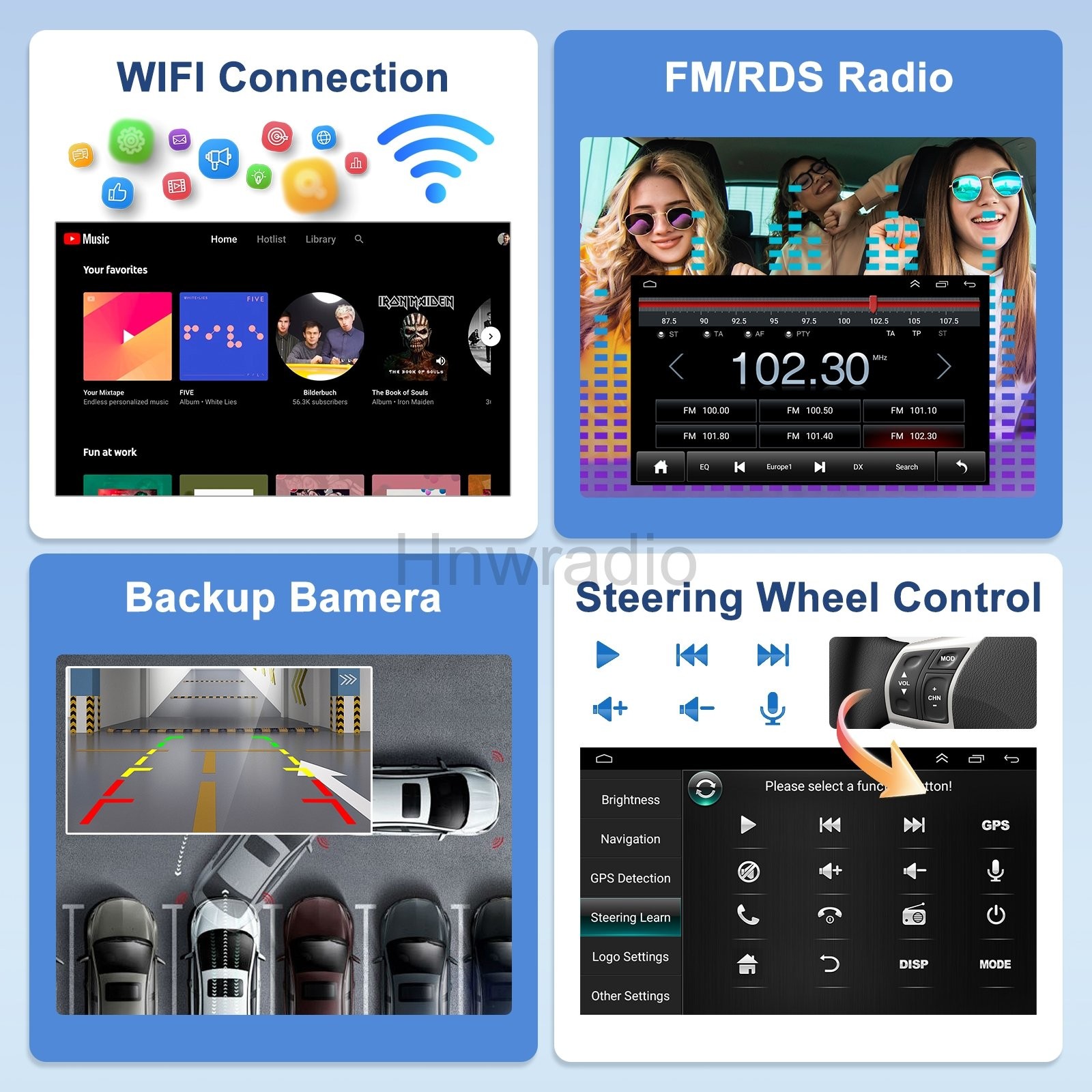 2+32GB Android 13 Car Stereo Radio Carplay GPS For Toyota Land Cruiser Prado 150