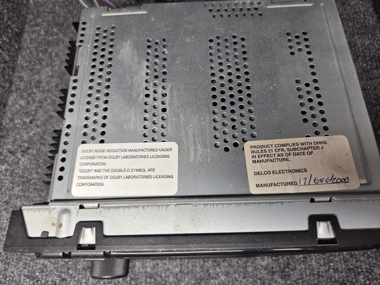 96-03 GM AC DELCO Radio 9373354 – CD, Tape, Am/Fm Tested Works Great