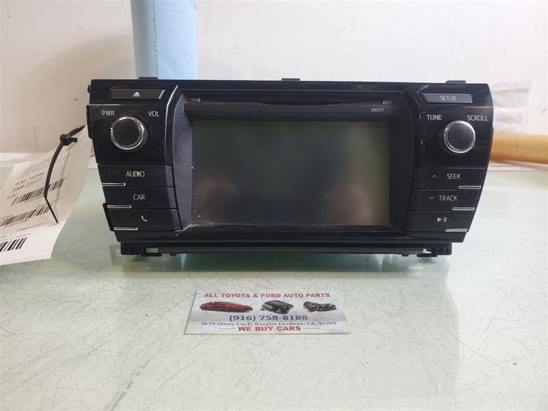 Audio Equipment Radio Display And Receiver Fits 15-16 COROLLA 100571