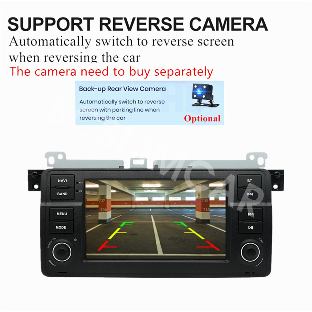 7in Car Multimedia Player WIFI FM/RDS SWC Fit For BMW E46 3 Series M3 1998-2006