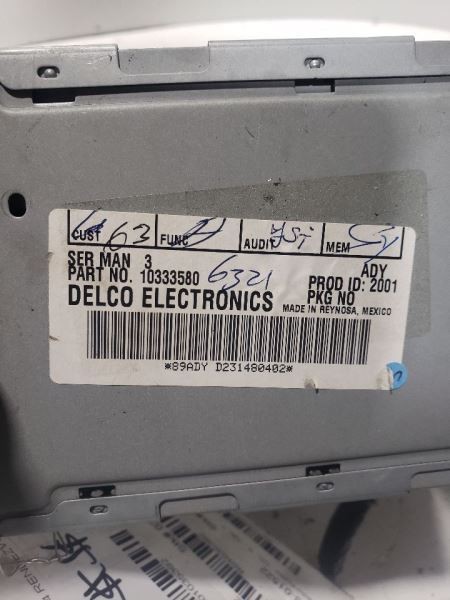 2004-2006 Buick Rendezvous Radio Verified Stereo Receiver OEM 1035392