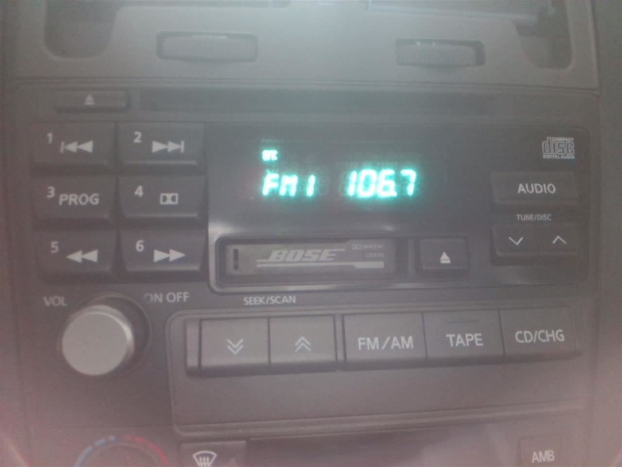 Audio Equipment Radio Receiver Am-fm-stereo-cassette-cd Fits 01 MAXIMA 849028
