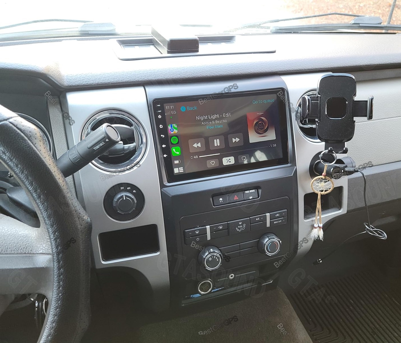 For Ford F150 F-150 2009-2014 Car Stereo GPS with Wireless Carplay Android Auto