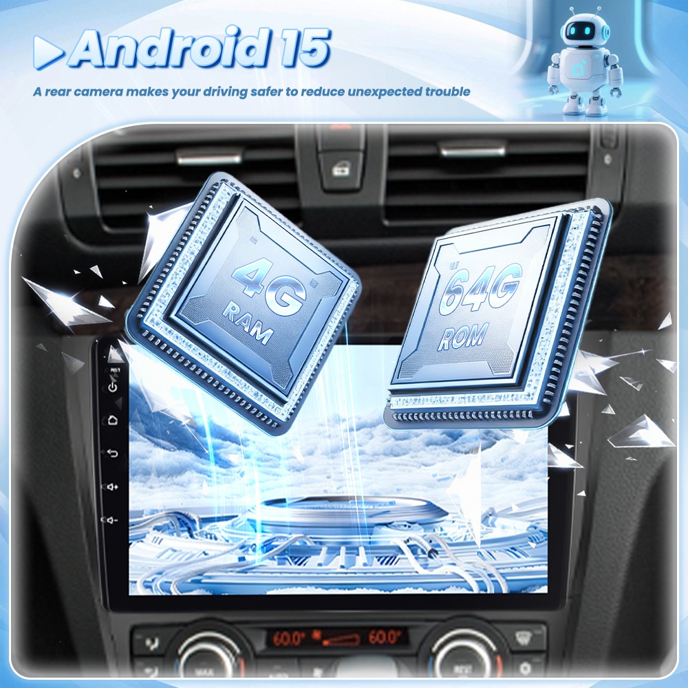 4G+64GB Android15 For BMW 1 Series 128 i 135 i Car Stereo Radio GPS Navi Carplay