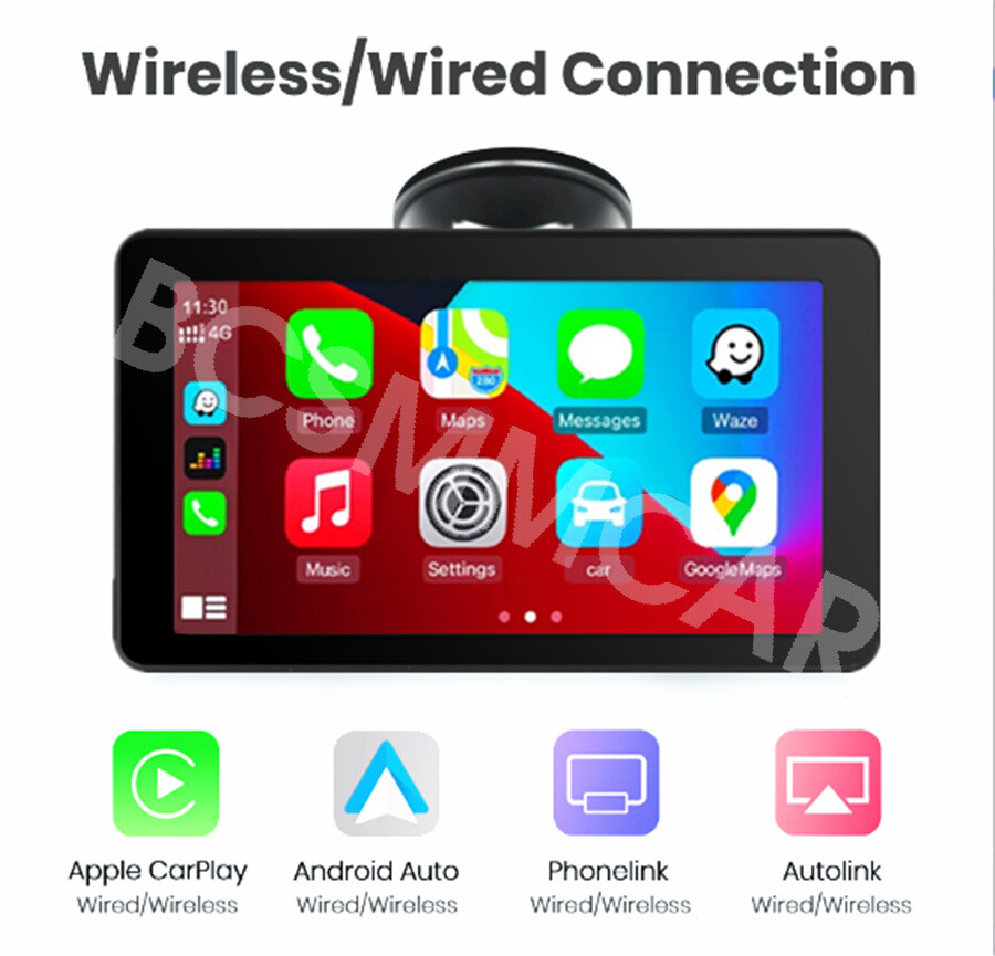 7 In Car MP5 Player Touch Screen Monitor Stereo Radio BT FM For Apple Carplay