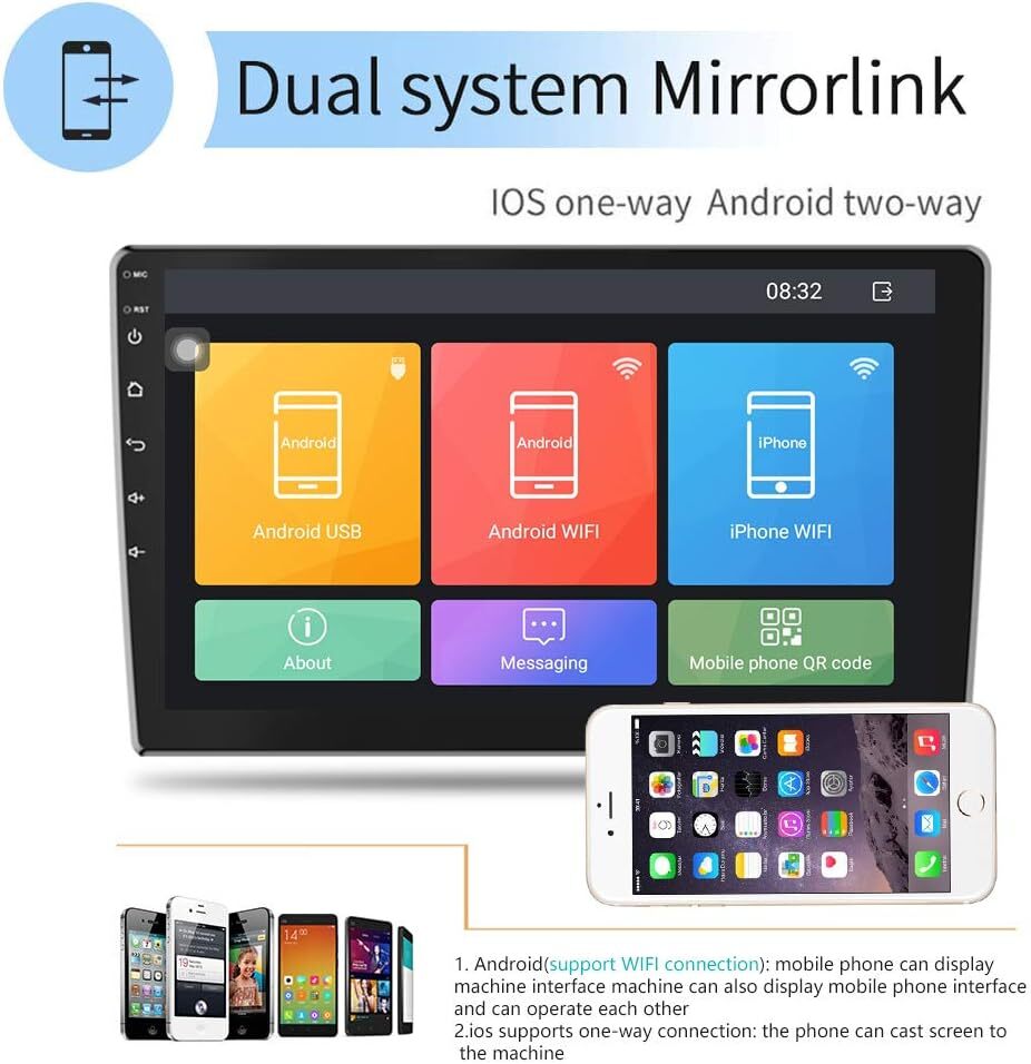For Chrysler 200 200C 2015-2019 Car Stereo Radio Android 13 Carplay GPS Player