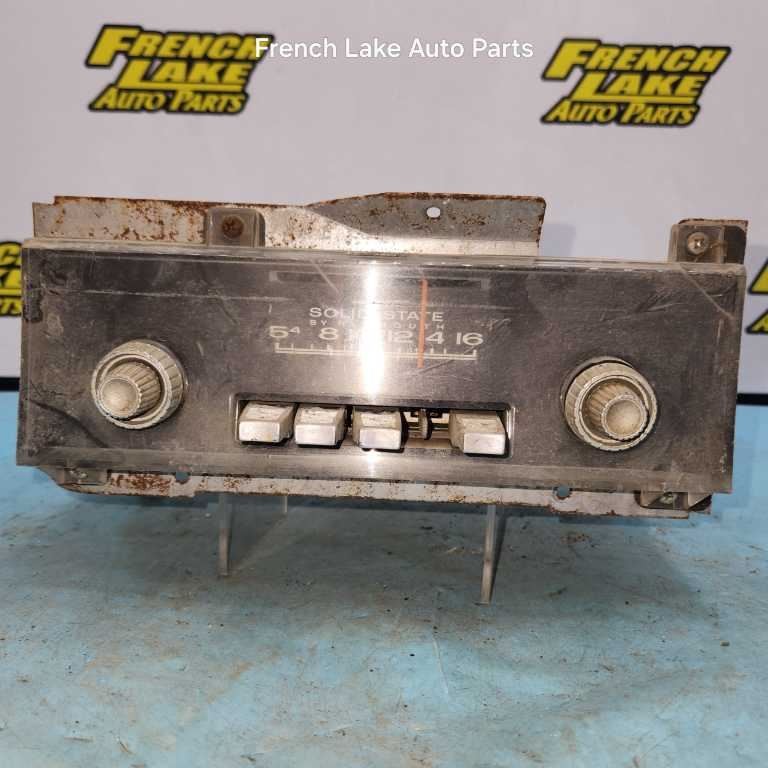 UNTESTED Radio “MODEL 250” 2564755 Fits 1968 PLYMOUTH FURY 1240783