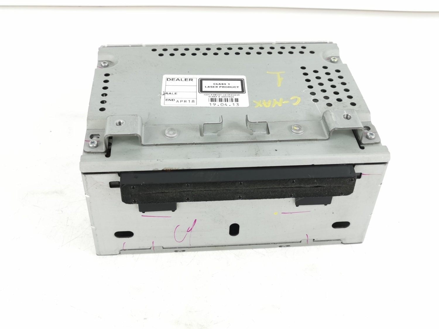 Ford Radio Head Unit AM5T-18C815-HL 0259A Silver 2013 Used No Code