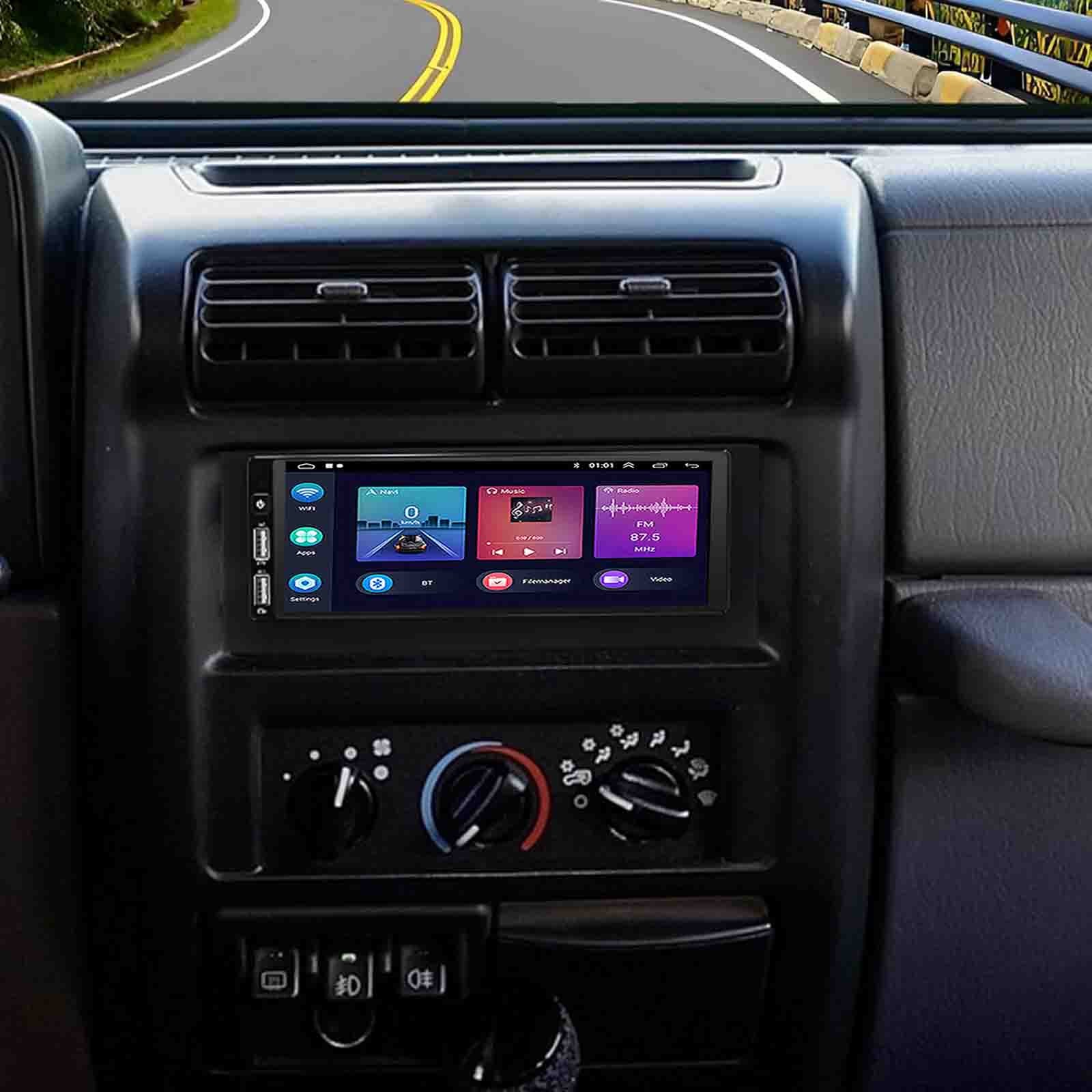 6.86in Car Stereo Radio For 1997-2002 Jeep Wrangler Android13 Carplay WIFI GPS