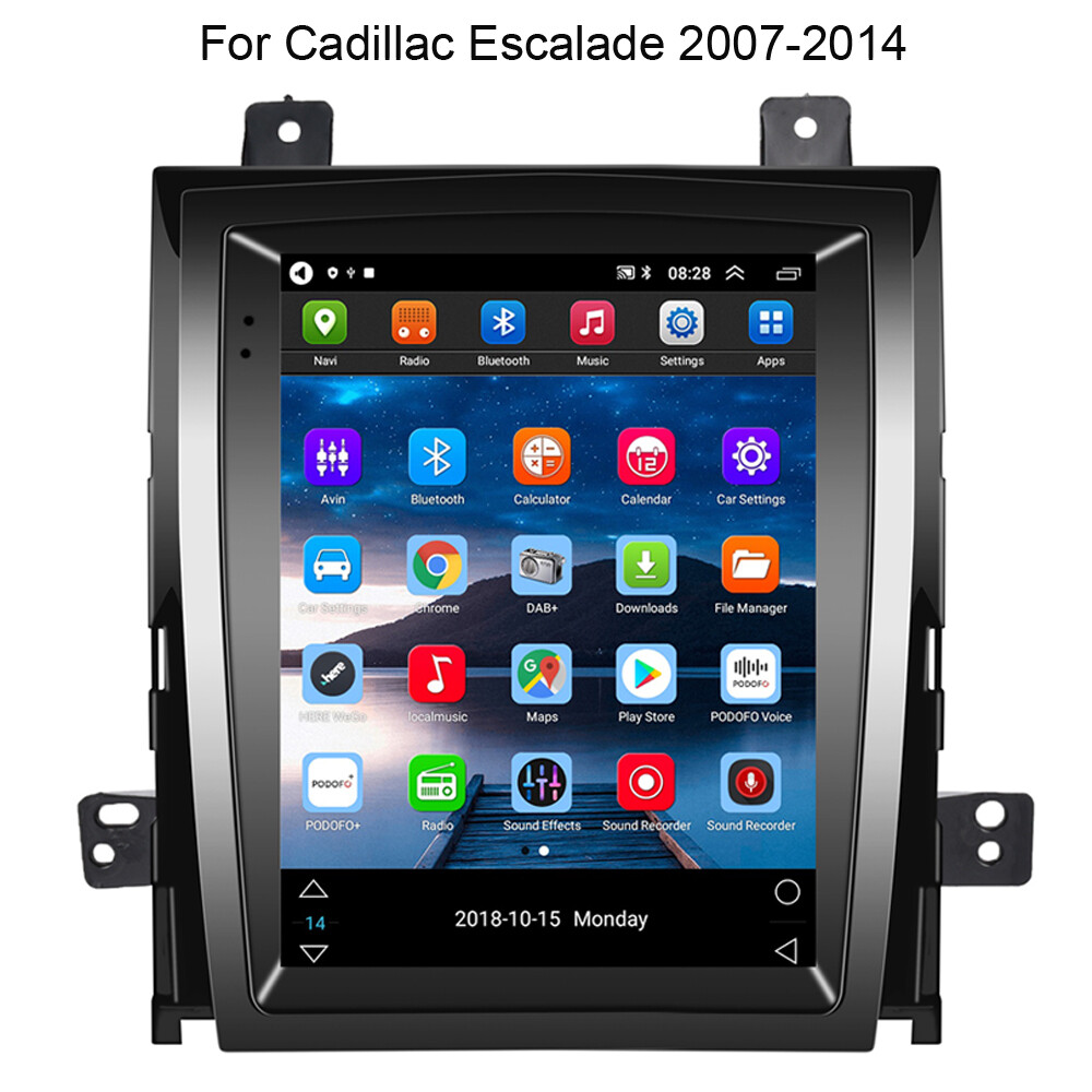 PLUG &PLAY Car Stereo Radio Android Auto Carplay For Cadillac Escalade 2007-2014