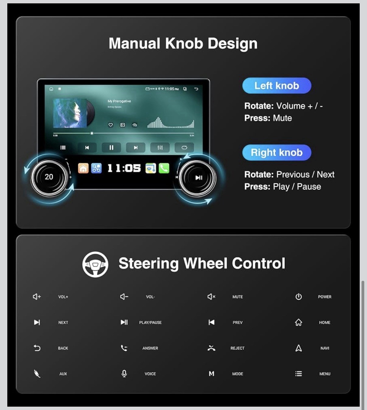 11.5 Carplay for Chevrolet Silverado GMC Sierra 2014-2018 Android Auto Car Radio