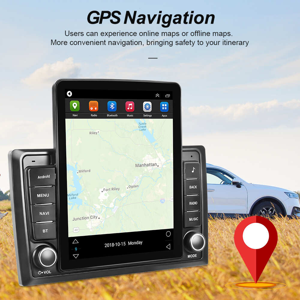 Android 15 CarPlay Stereo Radio GPS Navi BT For Mitsubishi Outlander 2003-2006