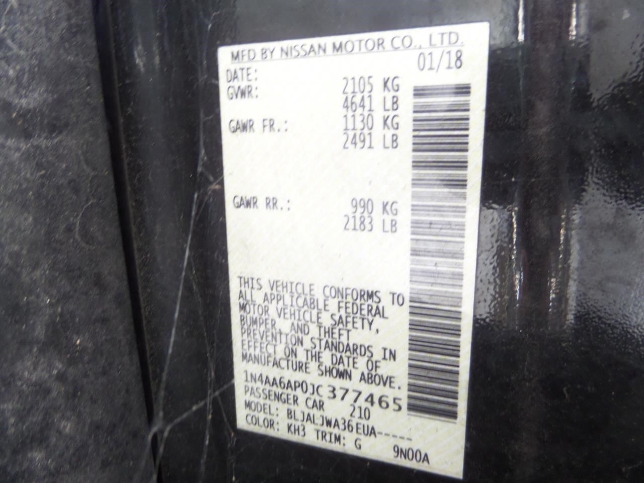 Audio Equipment Radio Display And Receiver Fits 18 MAXIMA 203996