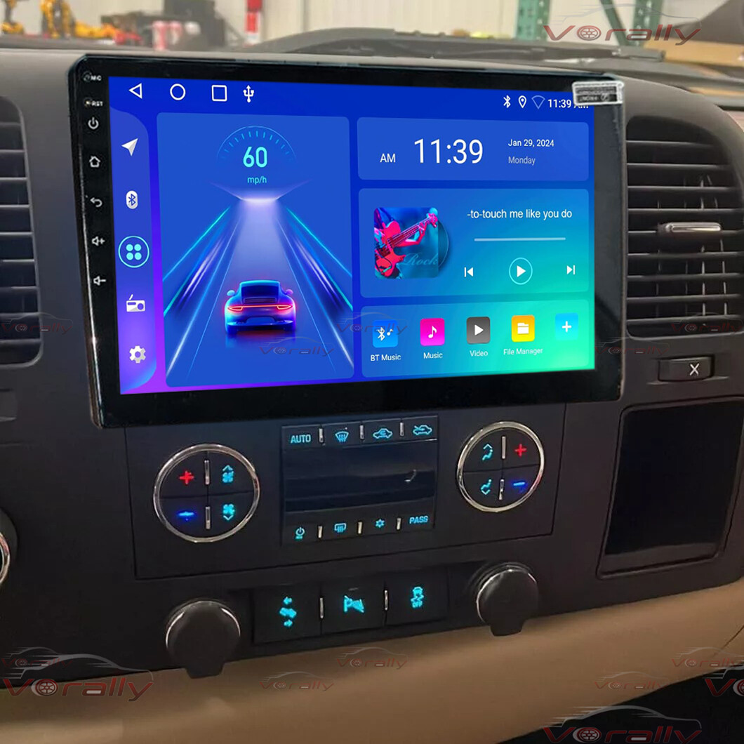 10.1″ For GMC Sierra 1500 2008-2013 Android 12.0 Apple Carplay Stereo Radio GPS