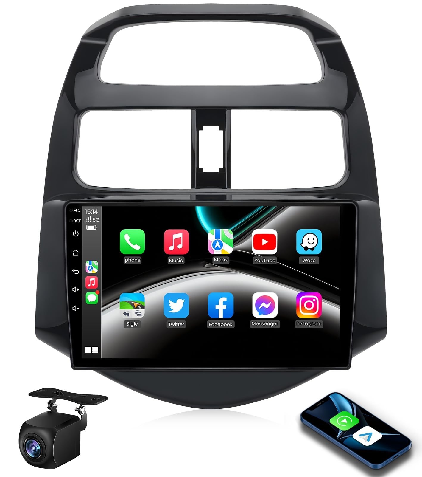 Apple Carplay Car Radio Stereo For Chevrolet Spark 2013-2015 Android GPS Player