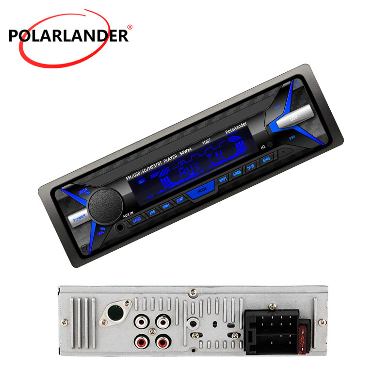 1Din 12V Car Radio Stereo Detachable MP3 Player FM Bluetooth RDS/USB/AUX Audio