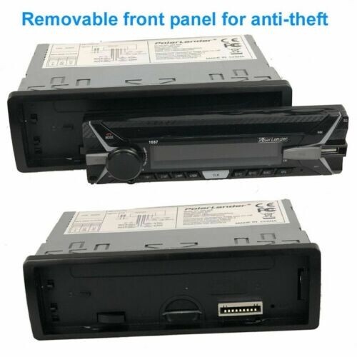 Arrangement AC79307 1DIN Car Stereo RDS+AM FM TF MP3 Player AUX Bluetooth Panel