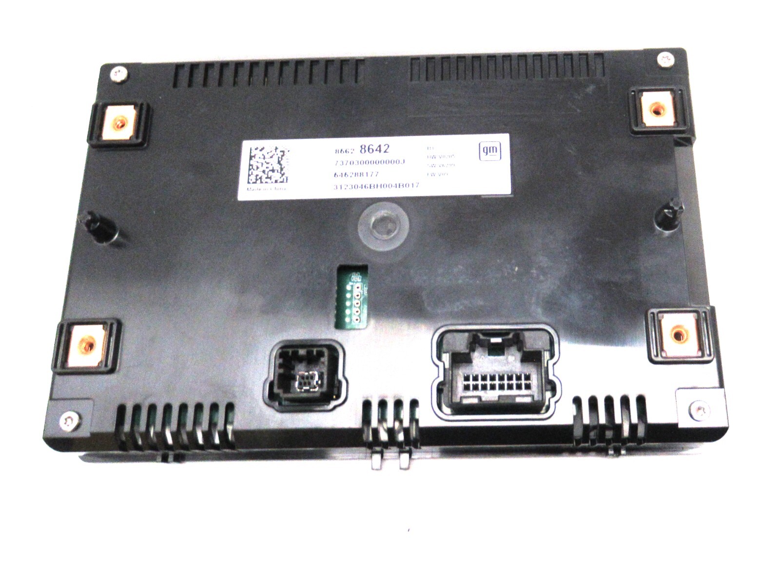 New General Motors 85628642 Infotainment Display with Support Bracket Black