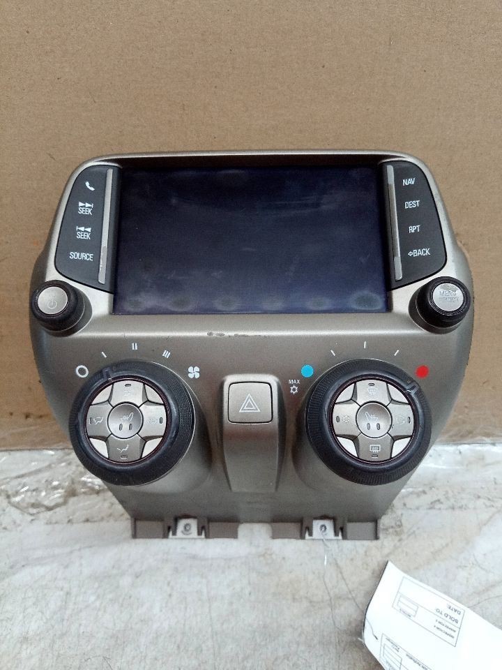 Audio Equipment Radio Control Panel AM-FM-USB-MP3-NAV Fits 13-15 CAMARO 241604