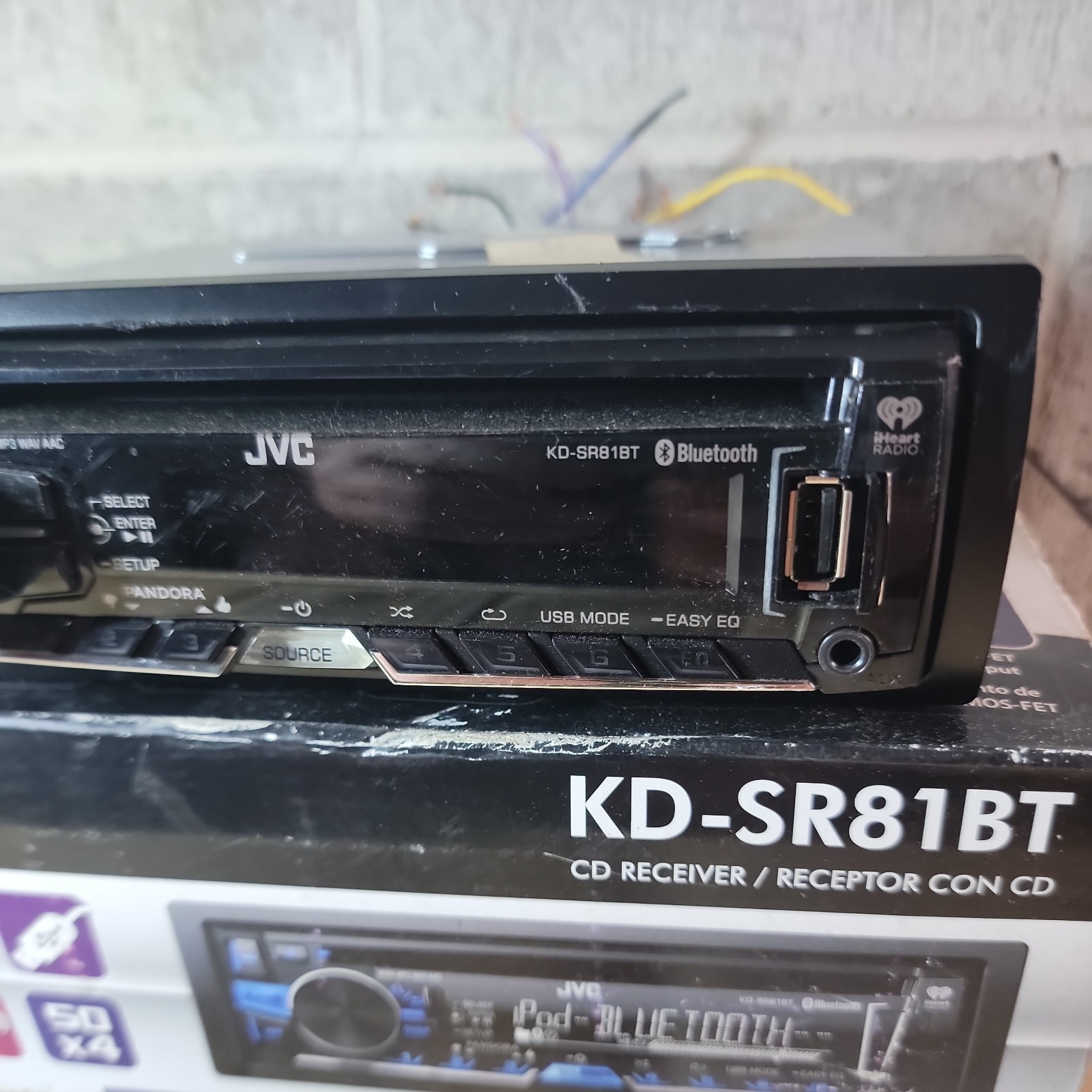 JVC KD-SR81BT CAR STEREO With Remote!!!
