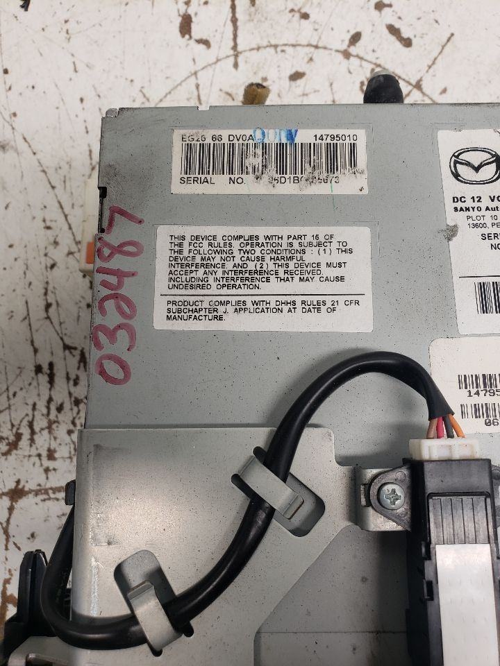 2007-2008 Mazda CX-7 Radio AM FM CD 6 Disc Stereo Receiver OEM 1343561